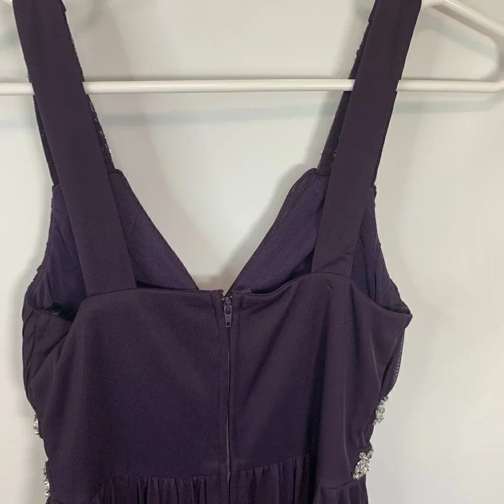 Jodi Kristopher deep purple High Low Formal Dress - Picture 5 of 7